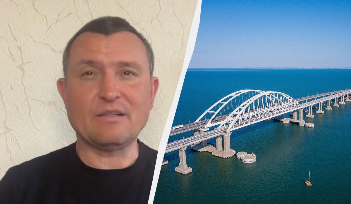 Владислав Селезнев рассказал о защите Крымского моста / коллаж УНИАН, фото Википедия, кадр из видео Владислав Селезнев рассказал о защите Крымского моста / коллаж УНИАН, фото Википедия, кадр из видео