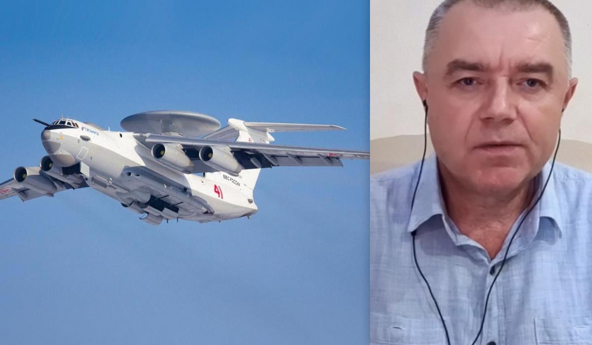 Свитан рассказал об уничтожении А-50 / Коллаж УНИАН, фото Минобороны РФ, скриншот Свитан рассказал об уничтожении А-50 / Коллаж УНИАН, фото Минобороны РФ, скриншот