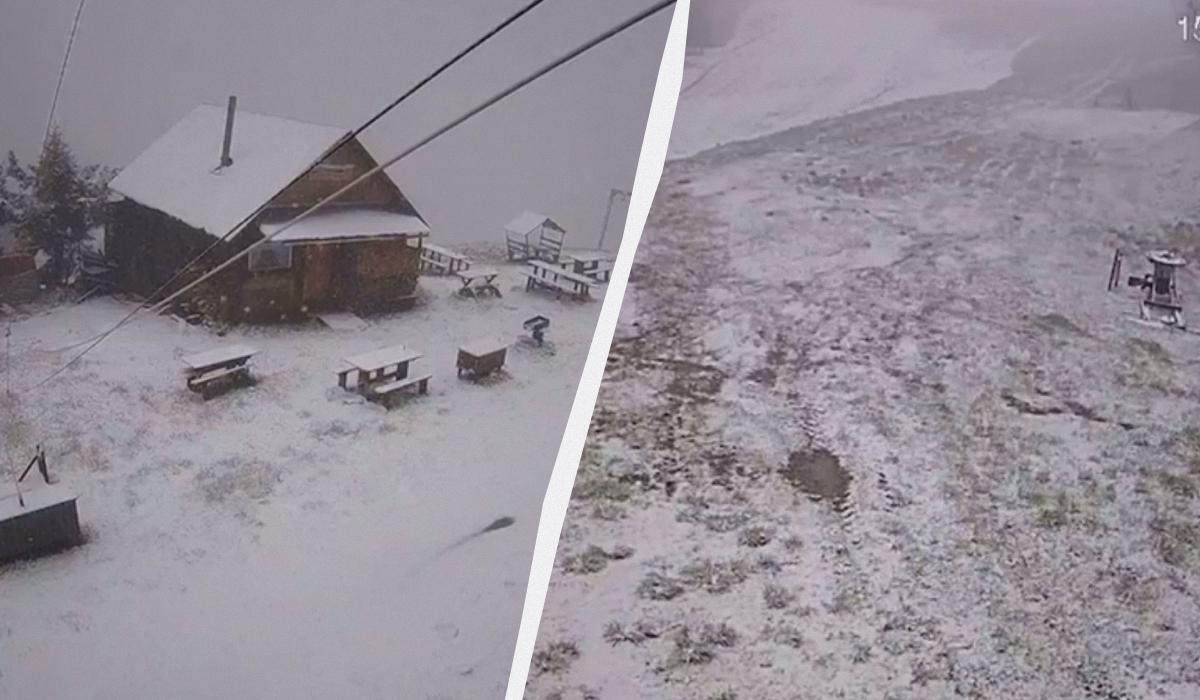 Зима схаменулася тільки в травні / колаж УНІАН, кадри з відео Зима схаменулася тільки в травні / колаж УНІАН, кадри з відео