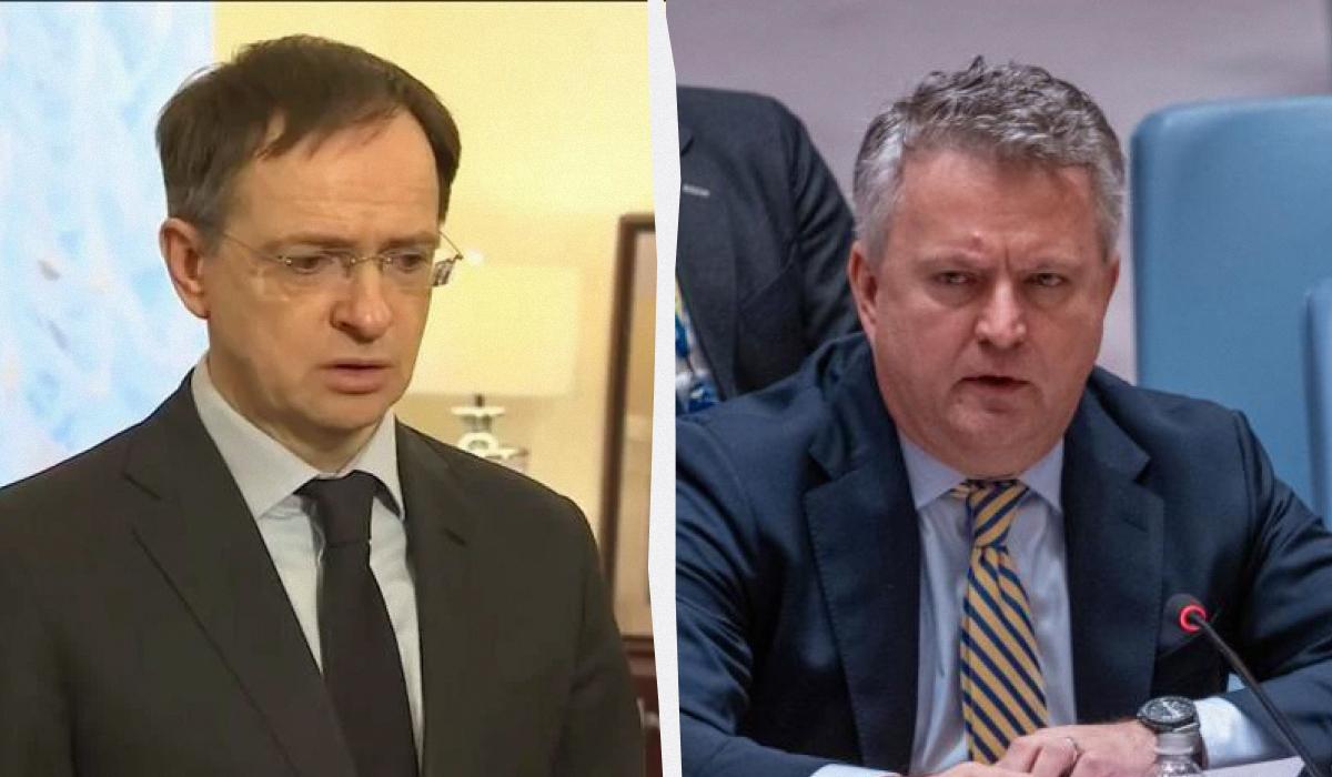 Российский переговорщик Мединский прямо угрожал украинским делегатам / коллаж УНИАН, фото Getty Images, кадр из видео Российский переговорщик Мединский прямо угрожал украинским делегатам / коллаж УНИАН, фото Getty Images, кадр из видео