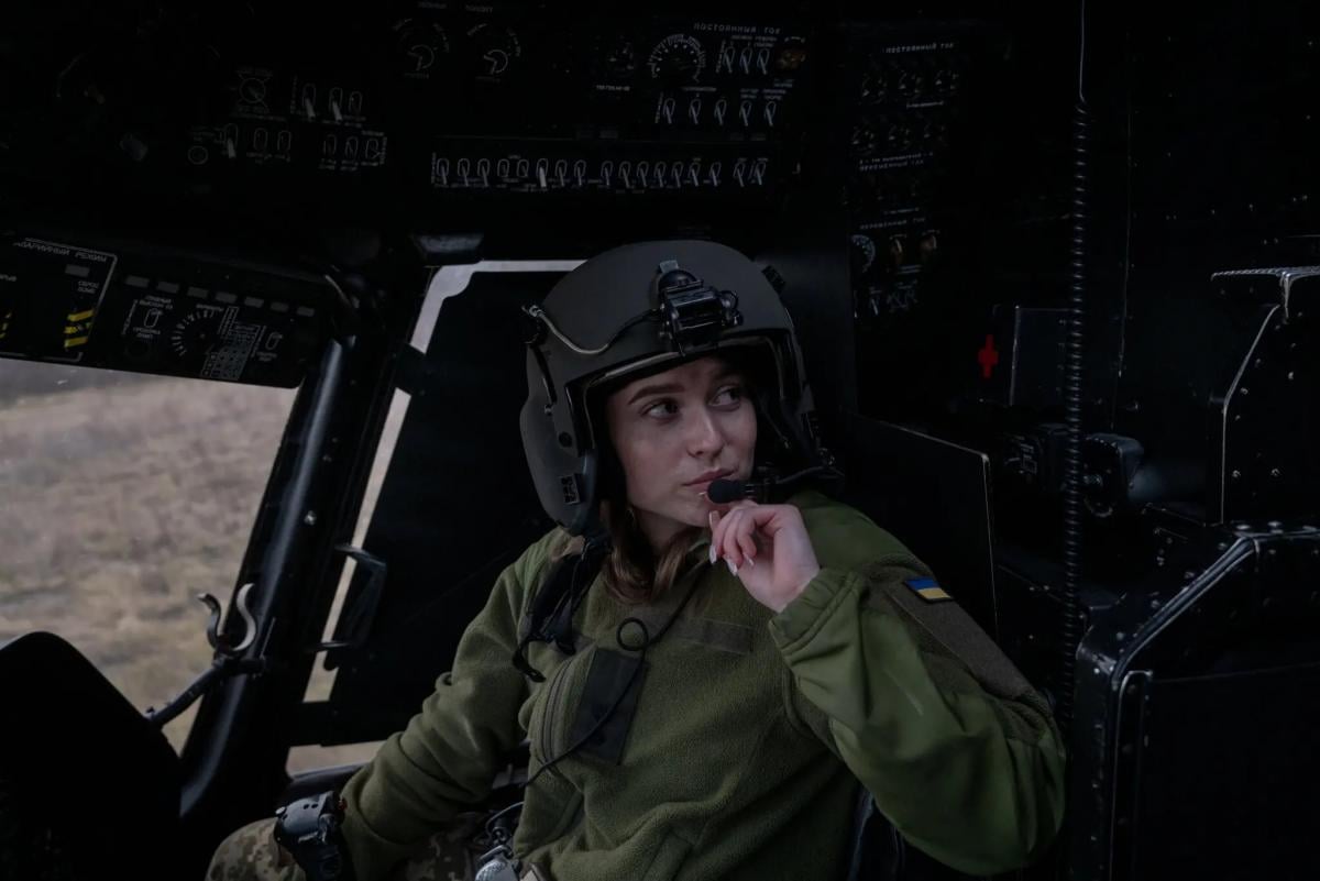 Катерина здійснила вже понад 30 бойових вильотів / Ніколь Танг для The New York Times Катерина здійснила вже понад 30 бойових вильотів / Ніколь Танг для The New York Times