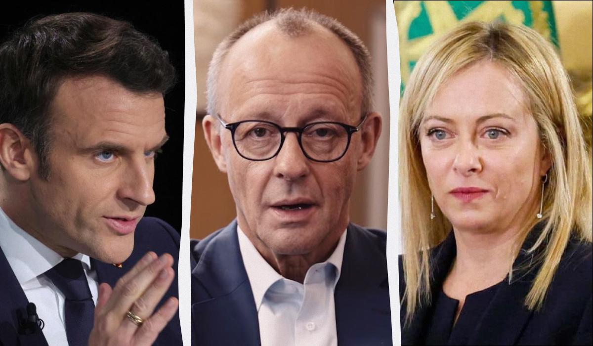 Мелони и Макрон поссорились из-за Украины, Мерц пытается их помирить, - Financial Times