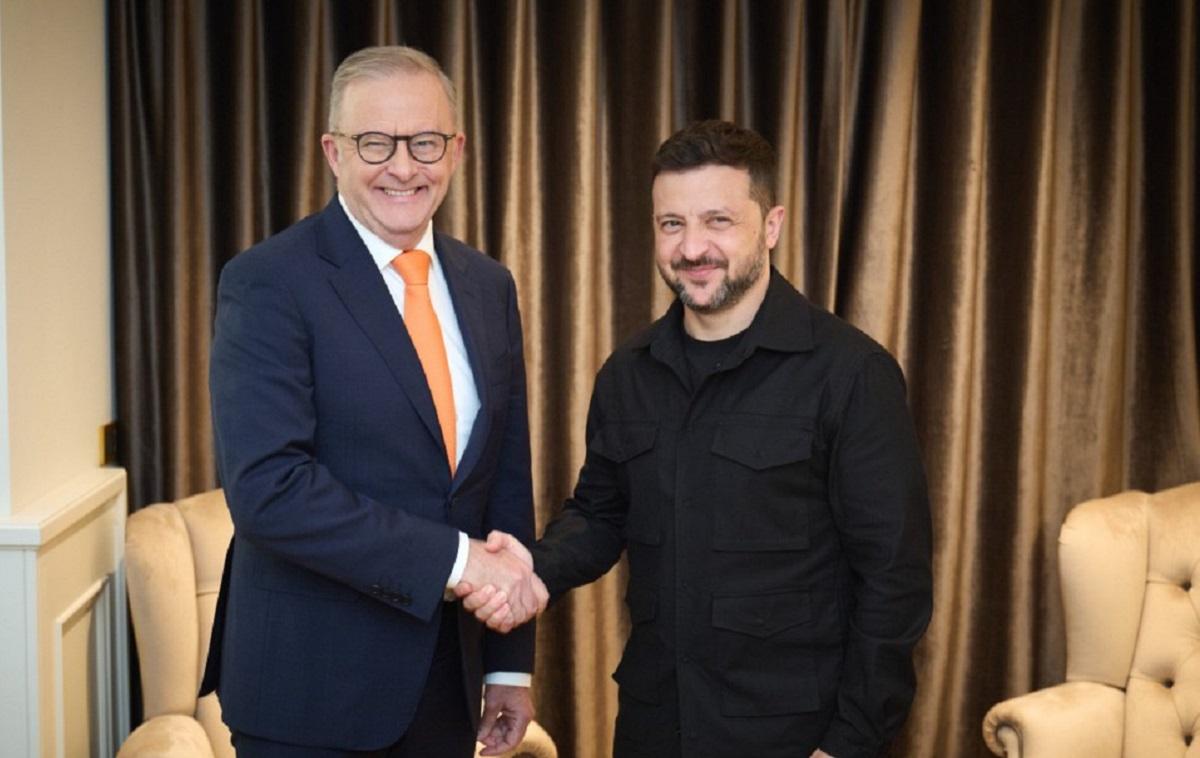 Зеленський зустрівся з австралійським премʼєр-міністром / фото president.gov.ua Зеленський зустрівся з австралійським премʼєр-міністром / фото president.gov.ua