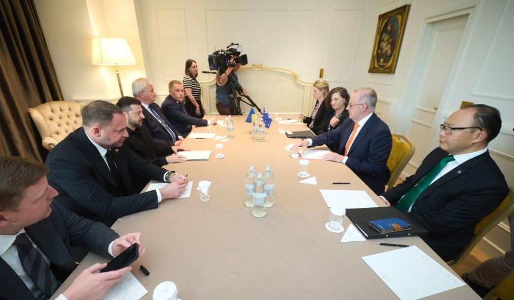 Окремо на зустрічі йшлося про оборонну підтримку України / фото president.gov.ua