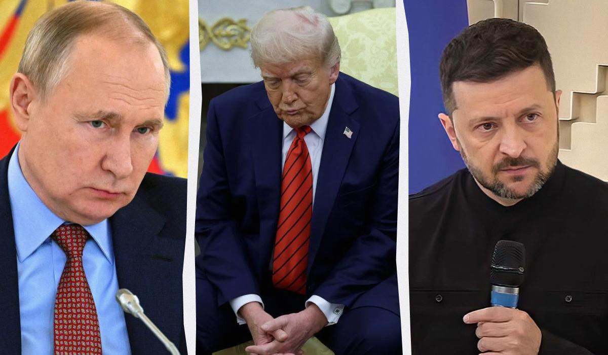 Трамп начал общение с президентом Украины и российским лидером / коллаж УНИАН, фото Reuters, Getty Images, кадр из видео Трамп начал общение с президентом Украины и российским лидером / коллаж УНИАН, фото Reuters, Getty Images, кадр из видео