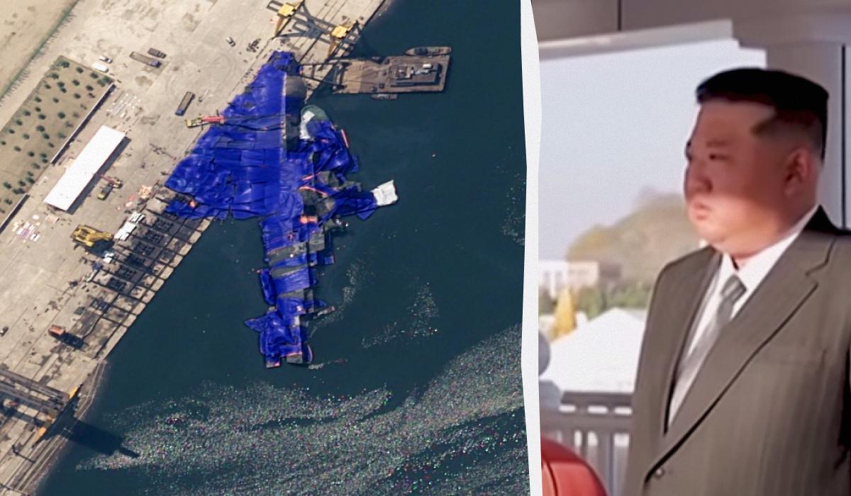 During the ceremony, there was an accident / UNIAN collage / photo of Airbus Defence and Space, screenshot During the ceremony, there was an accident / UNIAN collage / photo of Airbus Defence and Space, screenshot