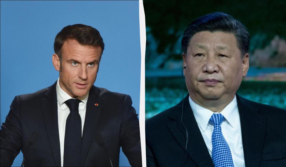 Макрон поговорив з лідером КНР Сі Цзіньпіном / колаж УНІАН, фото European Union, ua.depositphotos.com Макрон поговорив з лідером КНР Сі Цзіньпіном / колаж УНІАН, фото European Union, ua.depositphotos.com