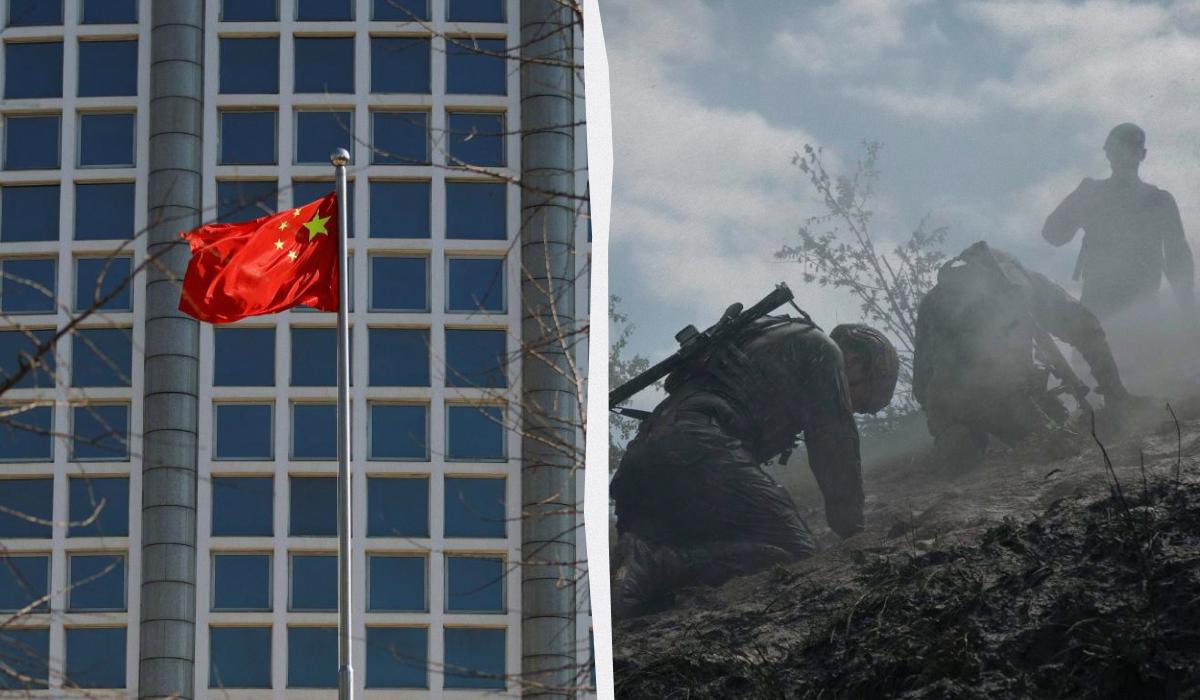 Китай уважно стежить / колаж УНІАН, фото Reuters, 37 ОБрМП Китай уважно стежить / колаж УНІАН, фото Reuters, 37 ОБрМП