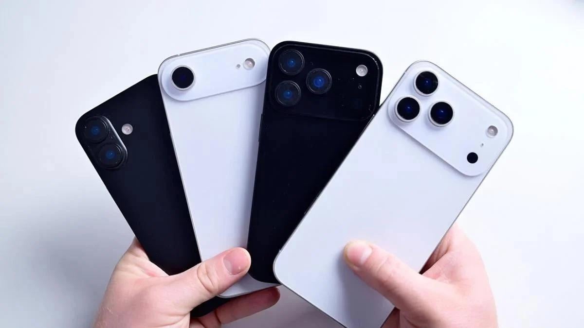 Скорее всего, так будет выглядеть линейка iPhone 17 / фото AppleInsider Скорее всего, так будет выглядеть линейка iPhone 17 / фото AppleInsider