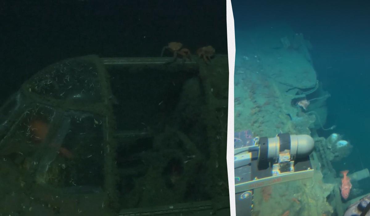 Команда здійснила сім занурень / Колаж УНІАН / фото Woods Hole Oceanographic Institution, Скриншот Команда здійснила сім занурень / Колаж УНІАН / фото Woods Hole Oceanographic Institution, Скриншот