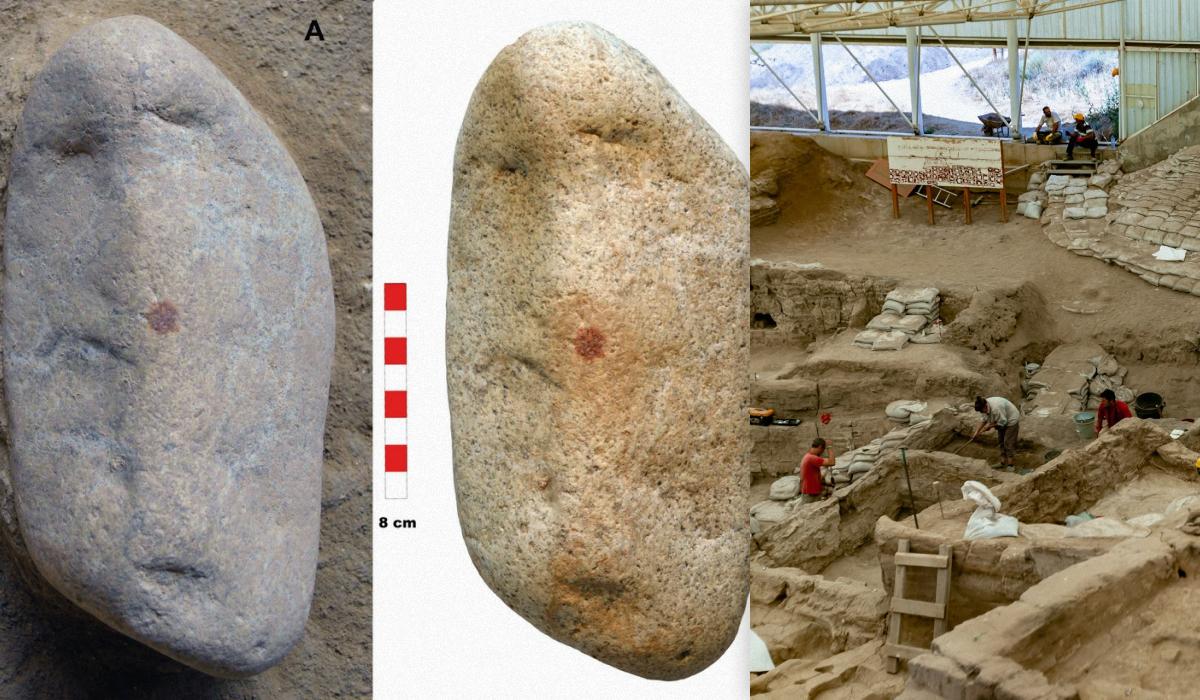 Камінь одразу ж здався археологам незвичайним / Колаж УНІАН, фото - Journal Archaeological and Anthropological Sciences/Álvarez-Alonso D. et al. (2025), Unsplash Камінь одразу ж здався археологам незвичайним / Колаж УНІАН, фото - Journal Archaeological and Anthropological Sciences/Álvarez-Alonso D. et al. (2025), Unsplash