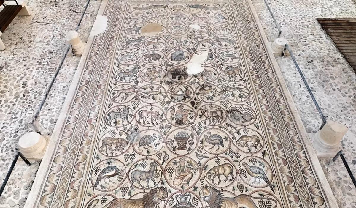 Археологи впервые представили миру уникальную 1600-летнюю мозаику византийской эпохи