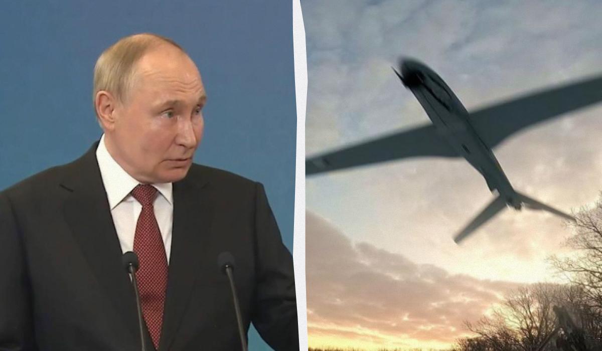 В Кремле придумали, якобы украинские дроны атаковали вертолет с Путиным / коллаж УНИАН, скриншот, фото 92 ОМБр им. кошевого атамана Ивана Сирко В Кремле придумали, якобы украинские дроны атаковали вертолет с Путиным / коллаж УНИАН, скриншот, фото 92 ОМБр им. кошевого атамана Ивана Сирко