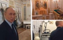 Тренажерный зал, часовня и пианино: Путин показал свою квартиру в Кремле (видео)