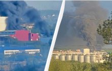 "Парад почався раніше": в РФ безпілотники атакували завод з виробництва оптоволокна (відео)