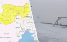 Карпати засипало снігом: у ДСНС показали фото
