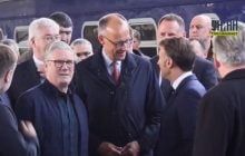 Четверка лидеров стран-союзниц Украины прибыла в Киев (видео)