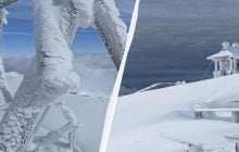 Карпати завалило снігом, а температура впала до -3° (фото)