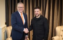 Abrams уже едут в Украину: Зеленский встретился с премьером Австралии (фото, видео)