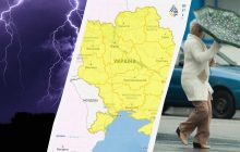 Желтый уровень опасности: 24 мая Украину накроет непогода с сильным ветром (карта)