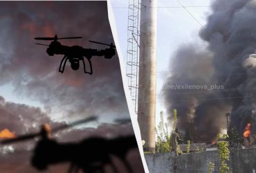 В Брянской области дроны атаковали завод по производству электроники для оборонки РФ (видео)