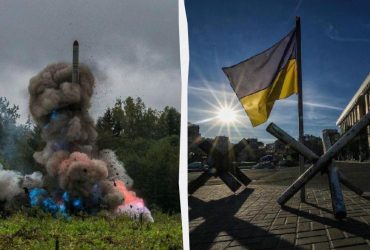 Росія вдарила по Києву балістикою, почалася пожежа