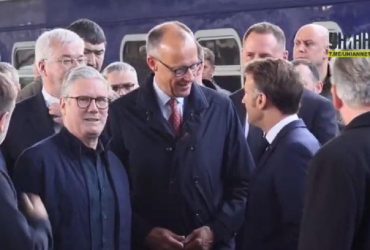 Четвірка лідерів країн-союзниць України прибула в Київ (відео)