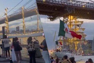 В Нью-Йорке военный корабль врезался в Бруклинский мост: есть погибшие и раненые (видео)