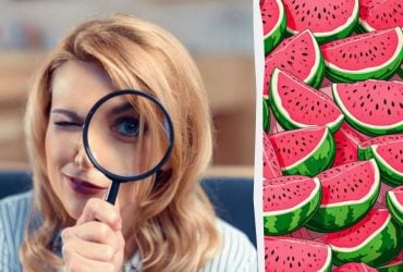 Только гений найдет 2 ломтя арбуза без косточек за 6 секунд: фантастическая головоломка