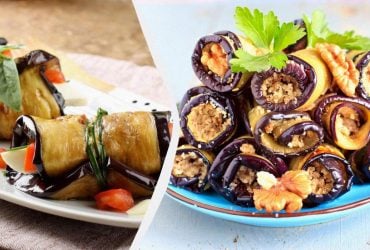 Рулетики из баклажанов с разными начинками: четыре лучших рецепта