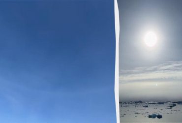 Обручка із трьома сонцями: українські полярники зафіксували унікальне явище (відео)