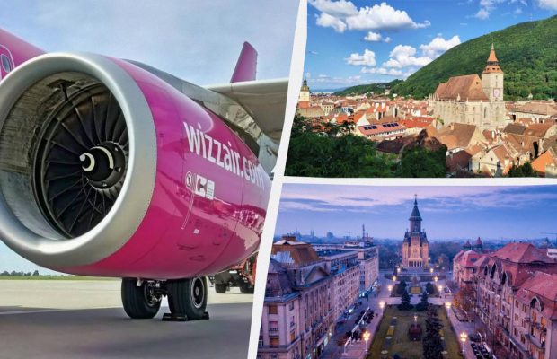 Wizz Air запускає нові рейси з двох міст Румунії
