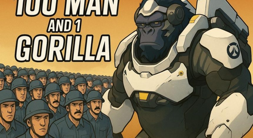 Blizzard провела стрім, де відповіла, хто переможе: 1 горила чи 100 чоловіків