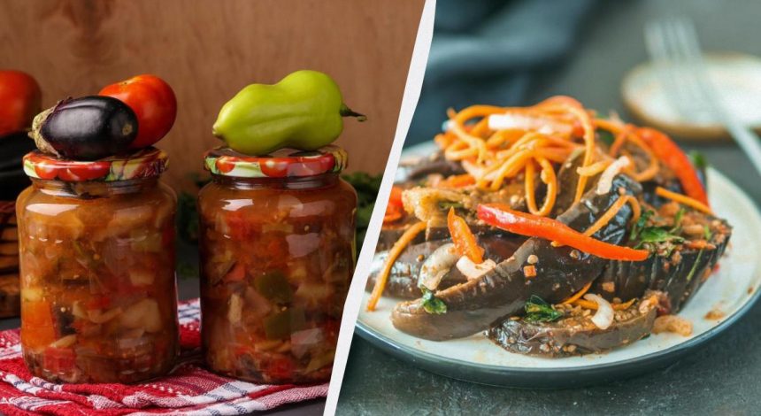 И 30 банок будет мало: салат из баклажанов на зиму "Пальчики оближешь"