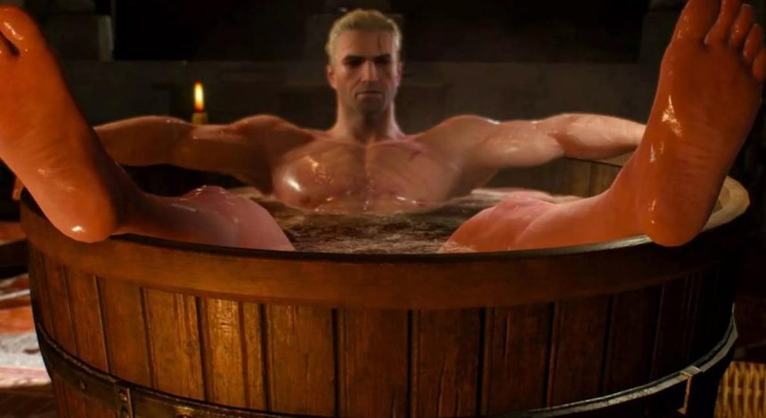 CDPR рассказали, что сцена с Геральтом в ванной была предметом самых долгих споров в компании