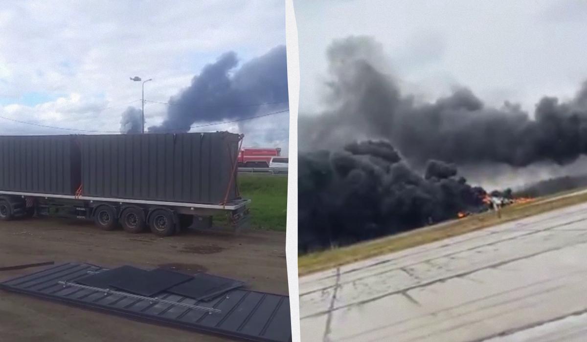 Фура с дронами и результаты ее работы / коллаж УНИАН, кадры из видео Фура с дронами и результаты ее работы / коллаж УНИАН, кадры из видео