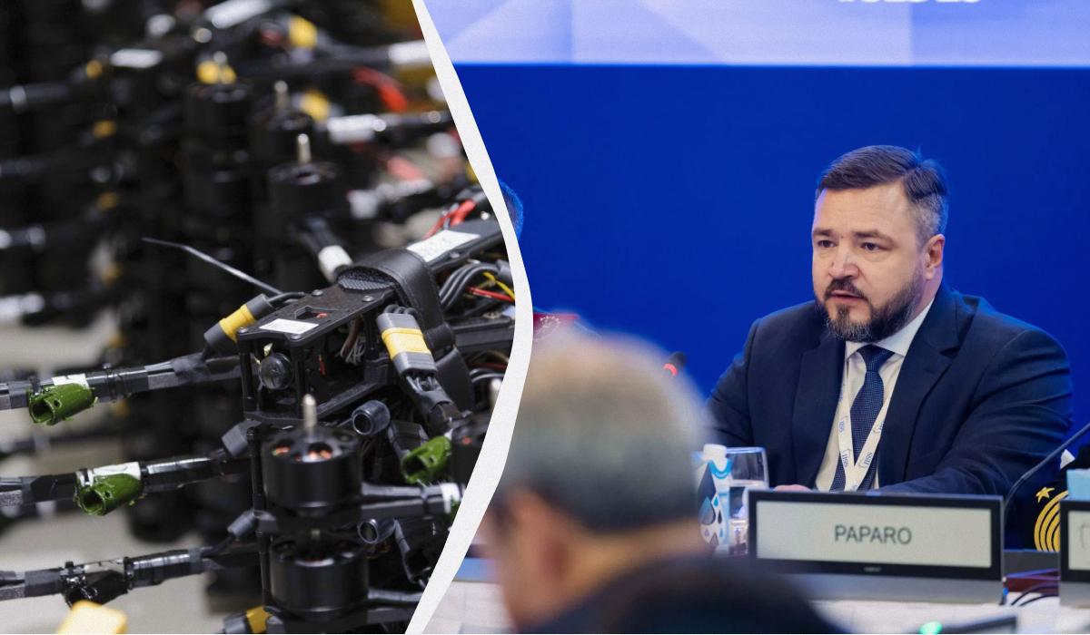 Олександр Козенко висловився щодо виробництва безпілотників в Україні / колаж УНІАН, фото УНІАН, пресслужба Міноборони