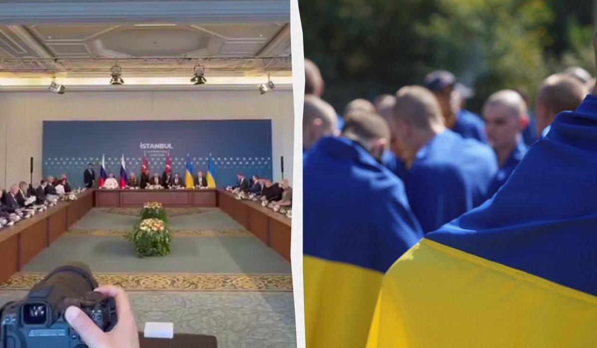 Украина и РФ на переговорах договорились провести обмен пленными / коллаж УНИАН, скриншот, фото из телеграм-канала Владимира Зеленского Украина и РФ на переговорах договорились провести обмен пленными / коллаж УНИАН, скриншот, фото из телеграм-канала Владимира Зеленского
