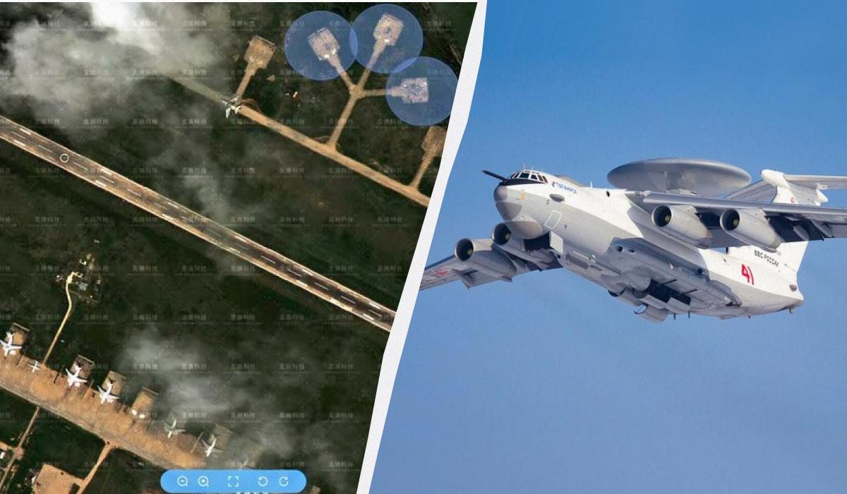 Уничтожен по меньшей мере один самолет А-50/ Коллаж УНИАН, фото Минобороны РФ, Húrin Уничтожен по меньшей мере один самолет А-50/ Коллаж УНИАН, фото Минобороны РФ, Húrin