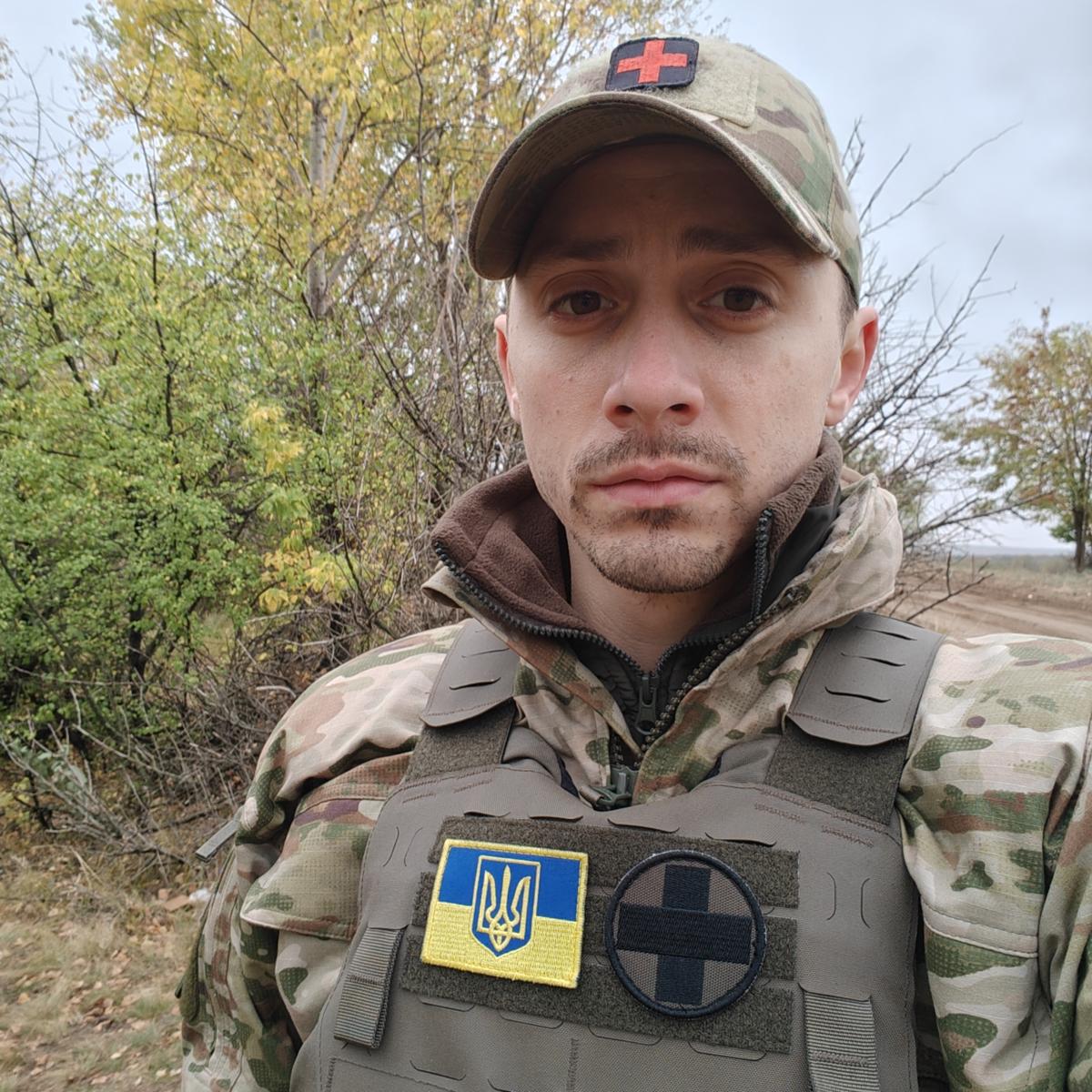 Парамедик вивчає українську мову вже дев’ять місяців / фото надане Даніелем