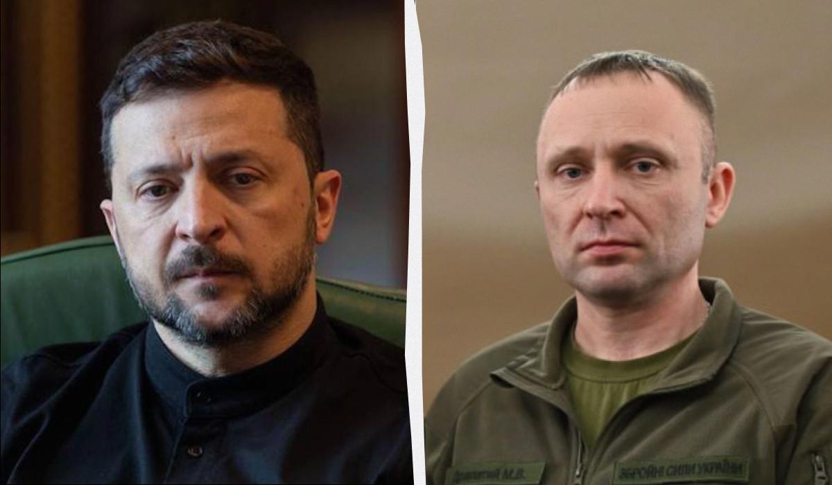 Зеленський призначив Драпатого командувачем Обʼєднаних сил ЗСУ / колаж УНІАН, фото t.me/V_Zelenskiy_official, t.me/Drapatyi_KSV Зеленський призначив Драпатого командувачем Обʼєднаних сил ЗСУ / колаж УНІАН, фото t.me/V_Zelenskiy_official, t.me/Drapatyi_KSV