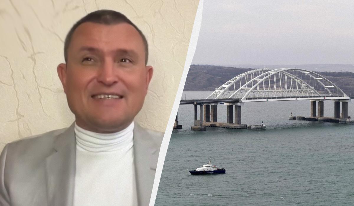 Владислав Селезнев рассказал, что произошло вчера с Крымским мостом / коллаж УНИАН, фото REUTERS, кадр из видео Владислав Селезнев рассказал, что произошло вчера с Крымским мостом / коллаж УНИАН, фото REUTERS, кадр из видео