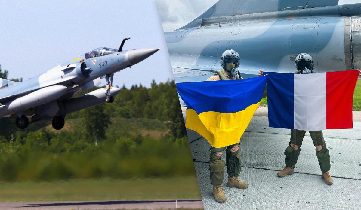 Французские истребители Mirage оставили необычное послание для Украины над Черным морем