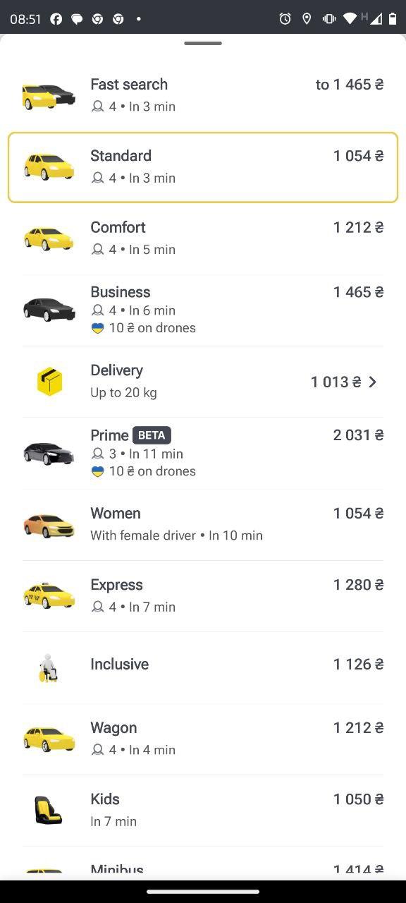 На левом берегу Киева не работает метро: такси подняли цены до небес На левом берегу Киева не работает метро: такси подняли цены до небес
