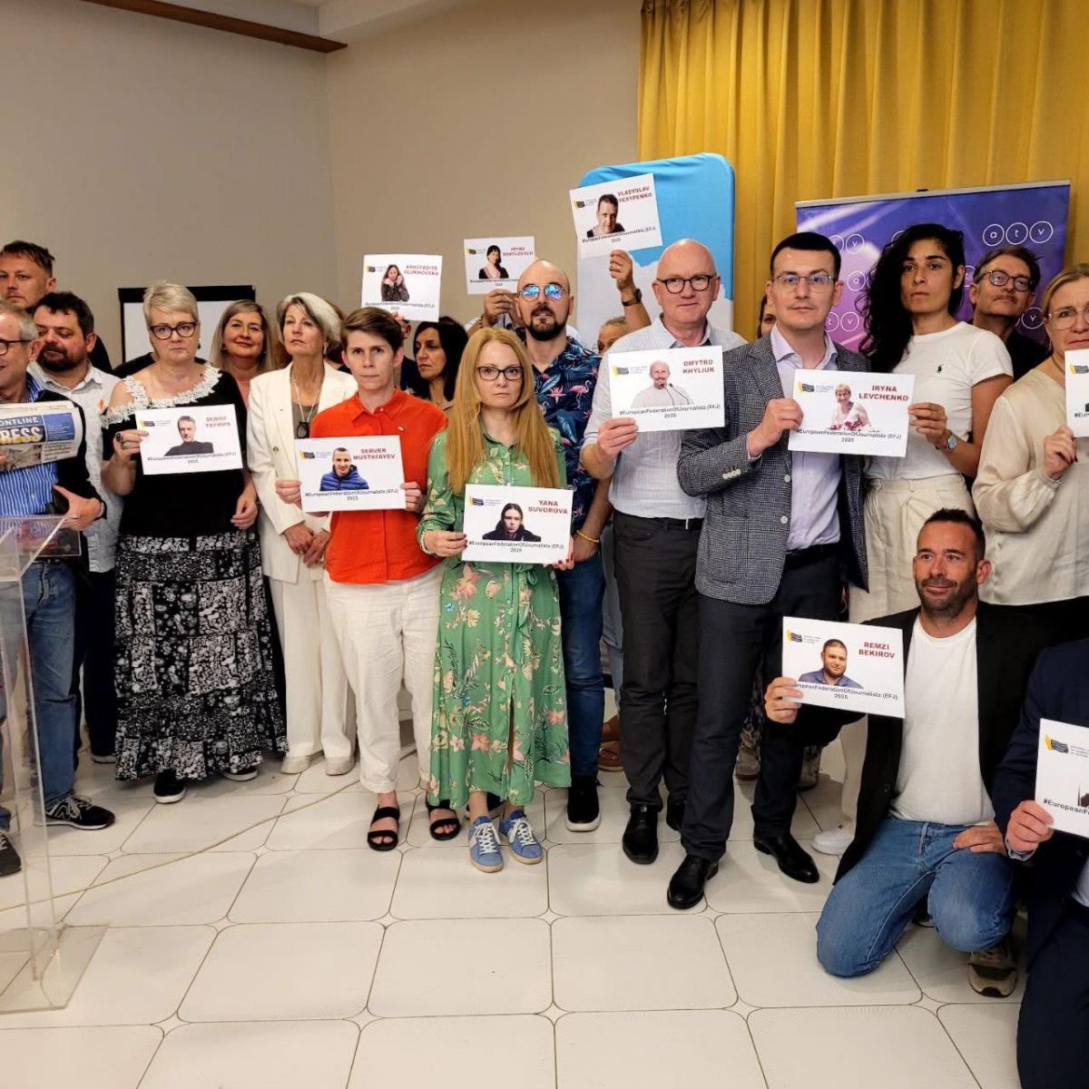 Європейська федерація журналістів закликає до міжнародного розслідування смерті Вікторії Рощиної та вимагає звільнення усіх медійників Європейська федерація журналістів закликає до міжнародного розслідування смерті Вікторії Рощиної та вимагає звільнення усіх медійників
