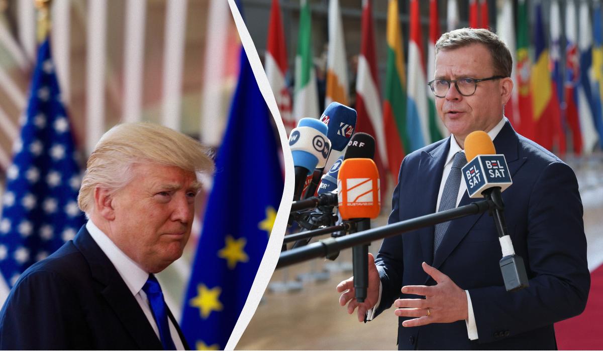 Петтери Орпо считает, что ЕС вместе с Дональдом Трампом должен заставить Россию сесть за стол переговоров / коллаж УНИАН, фото European Union Петтери Орпо считает, что ЕС вместе с Дональдом Трампом должен заставить Россию сесть за стол переговоров / коллаж УНИАН, фото European Union