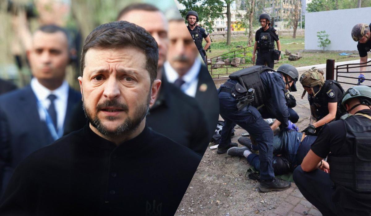 Глава государства отметил, что Украина ежедневно теряет людей из-за обстрелов РФ / коллаж УНИАН, фото УНИАН, ГСЧС Украины Глава государства отметил, что Украина ежедневно теряет людей из-за обстрелов РФ / коллаж УНИАН, фото УНИАН, ГСЧС Украины