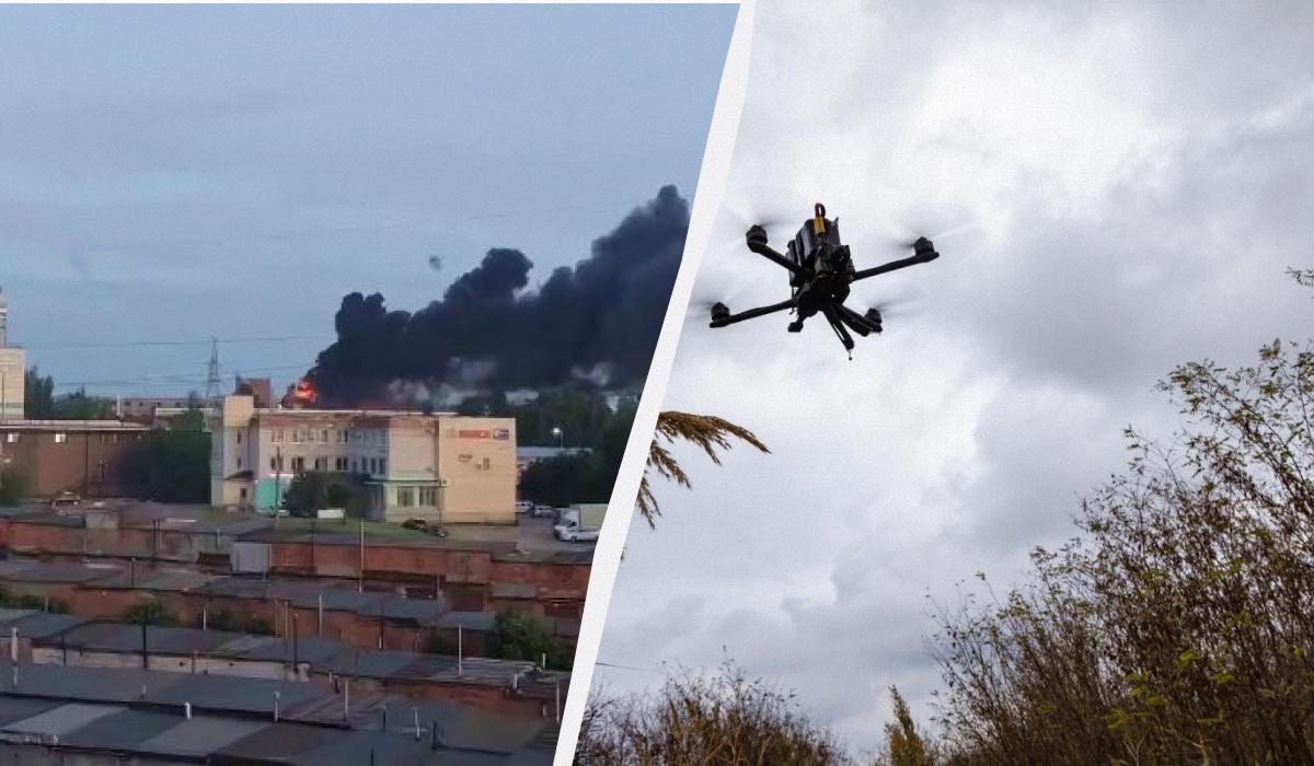 На заводі виникла масштабна пожежа/ Колаж УНІАН, фото ua.depositphotos.com, скріншот