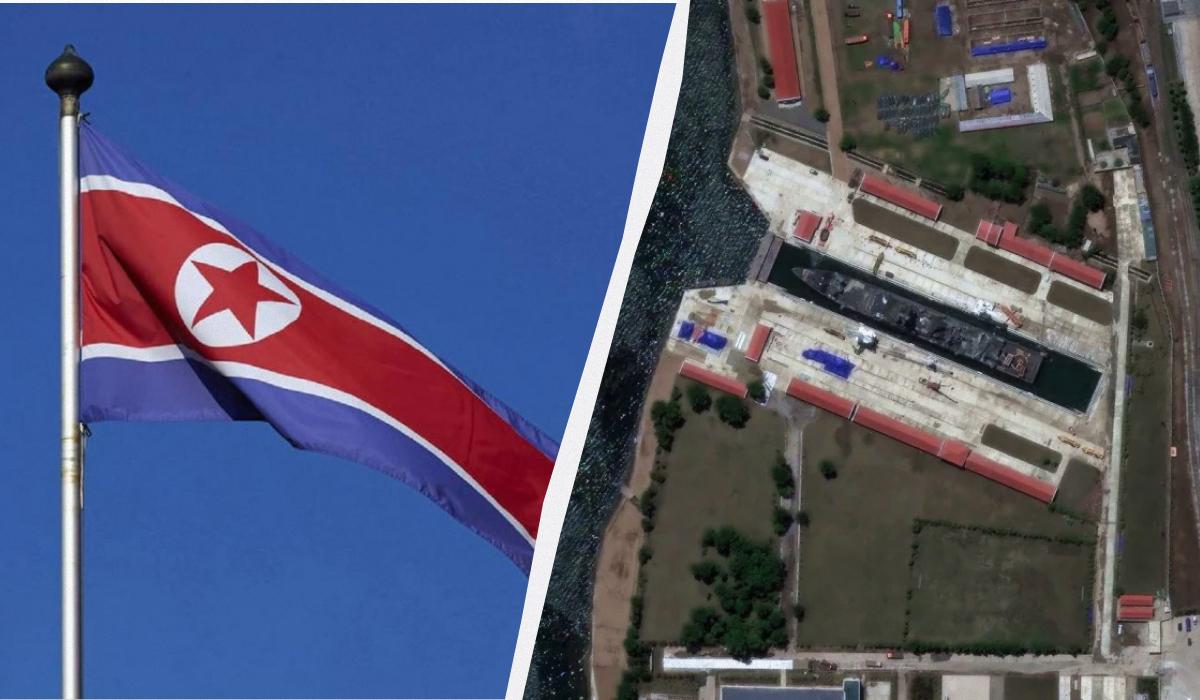 КНДР переместила эсминец ближе к России/ Коллаж УНИАН, фото REUTERS, Maxar Technologies/ CNN КНДР переместила эсминец ближе к России/ Коллаж УНИАН, фото REUTERS, Maxar Technologies/ CNN