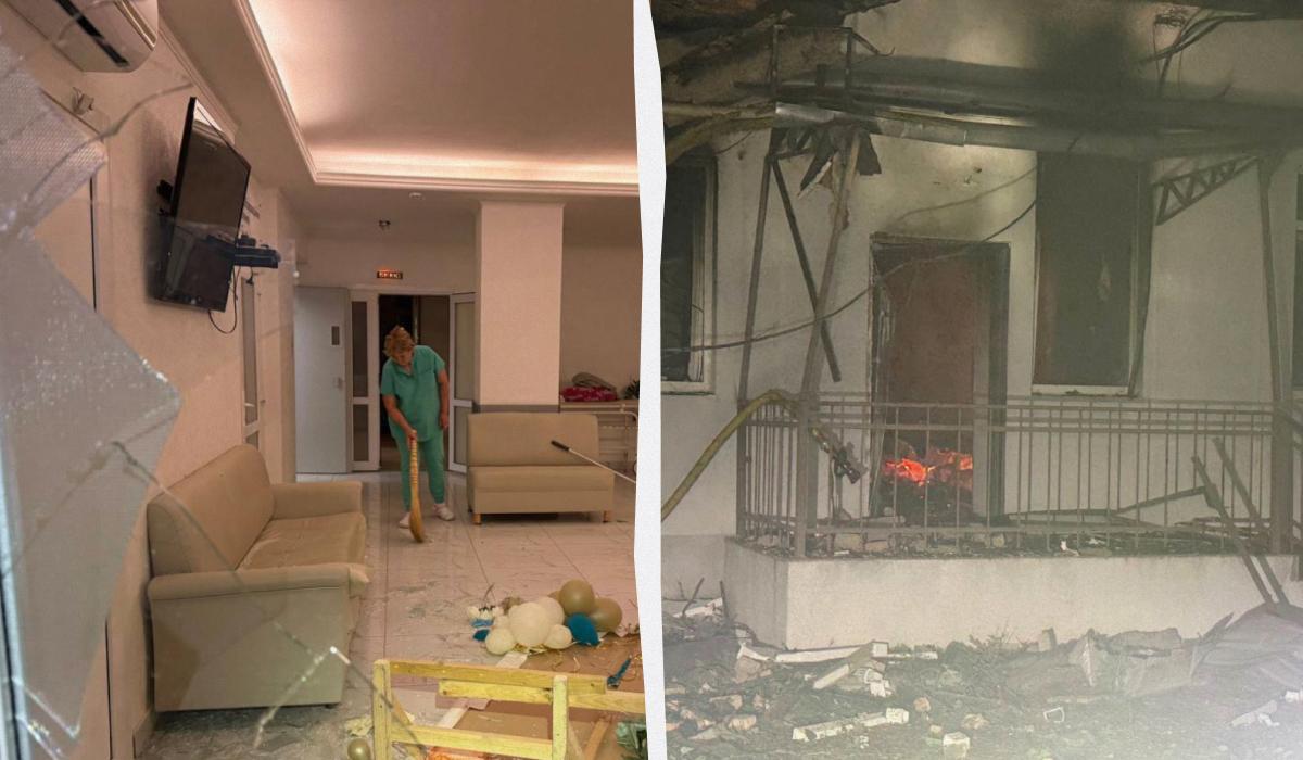 Одесу атакували дронами / Колаж УНІАН / фото t.me/truonline